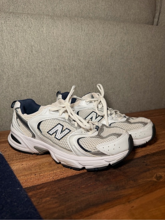 New Balance Shoes - New Balance 530 MR530SG White Silver Navy Sneakers Women’s Size 5